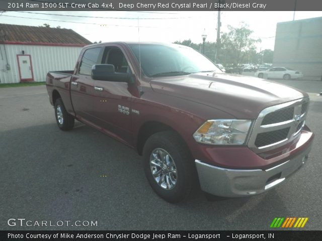 2014 Ram 1500 SLT Crew Cab 4x4 in Deep Cherry Red Crystal Pearl
