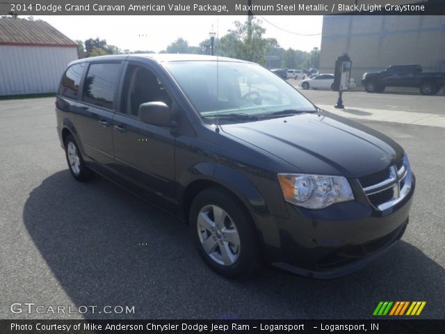 Maximum Steel Metallic 2014 Dodge Grand Caravan American Value brilliant-black-crystal-pearl-2014-dodge-grand-caravan-american-value