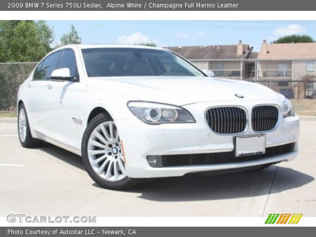 2009 BMW 7 Series 750Li Sedan in Alpine White