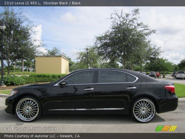 2010 Lexus LS 460 L in Obsidian Black