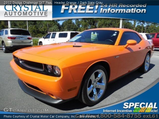 2012 Dodge Challenger SXT Plus in Header Orange