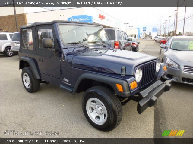 2006 Jeep Wrangler SE 4x4 in Midnight Blue Pearl