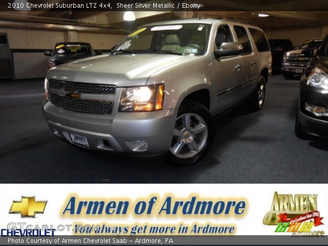 2010 Chevrolet Suburban LTZ 4x4 in Sheer Silver Metallic