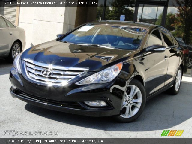 2011 Hyundai Sonata Limited in Midnight Black