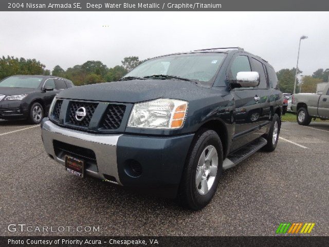 2004 Nissan Armada SE in Deep Water Blue Metallic