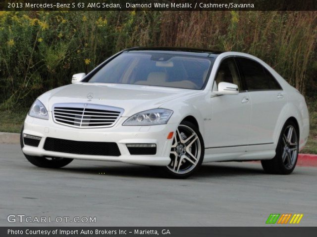 2013 Mercedes-Benz S 63 AMG Sedan in Diamond White Metallic