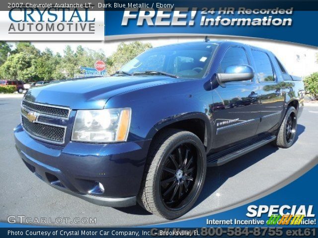 2007 Chevrolet Avalanche LT in Dark Blue Metallic