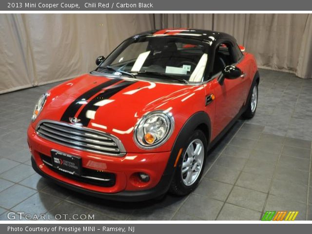 2013 Mini Cooper Coupe in Chili Red