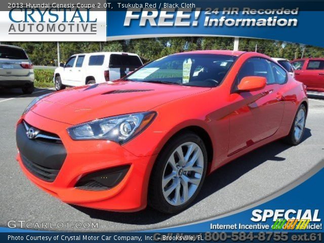 2013 Hyundai Genesis Coupe 2.0T in Tsukuba Red