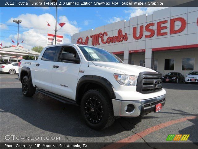 2012 Toyota Tundra T-Force 2.0 Limited Edition CrewMax 4x4 in Super White