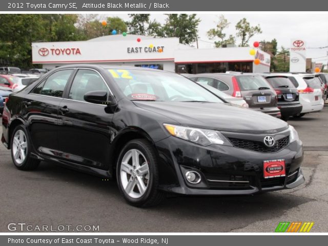 2012 Toyota Camry SE in Attitude Black Metallic