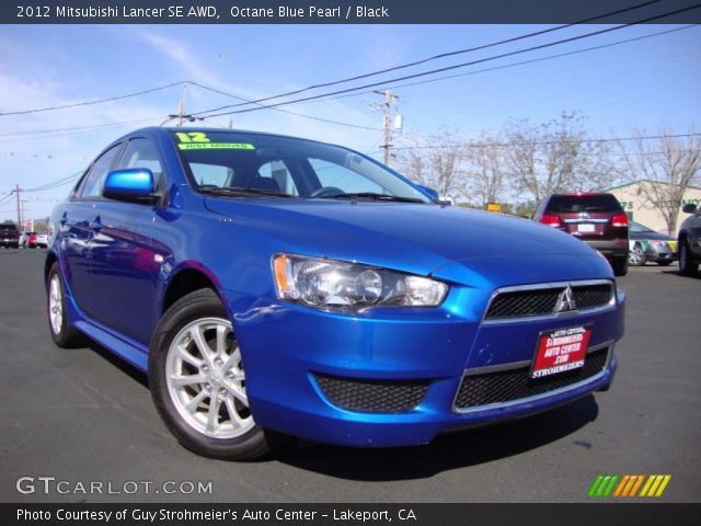 2012 Mitsubishi Lancer SE AWD in Octane Blue Pearl