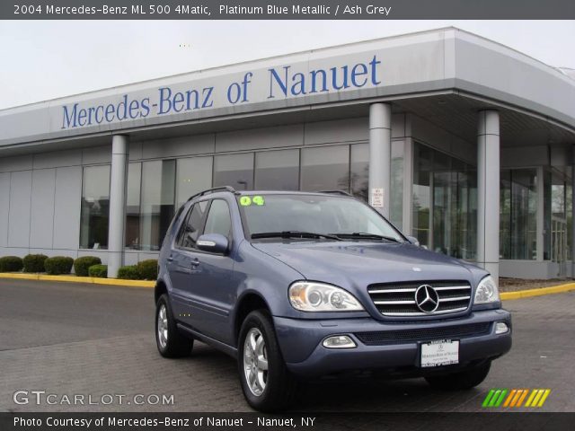 2004 Mercedes-Benz ML 500 4Matic in Platinum Blue Metallic