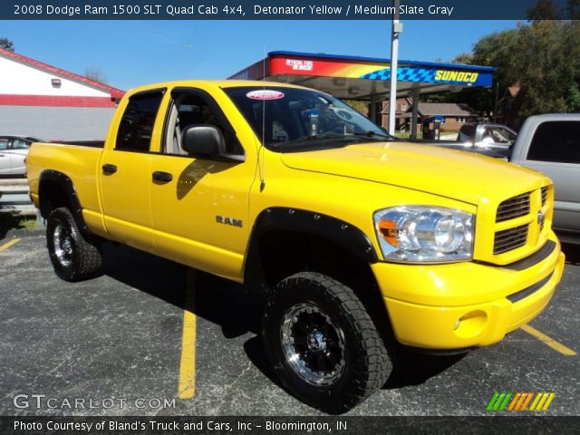 2008 Dodge Ram 1500 SLT Quad Cab 4x4 in Detonator Yellow