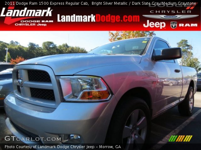 2011 Dodge Ram 1500 Express Regular Cab in Bright Silver Metallic