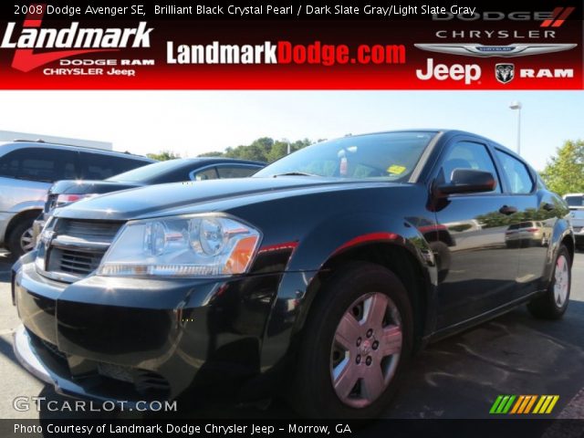 2008 Dodge Avenger SE in Brilliant Black Crystal Pearl