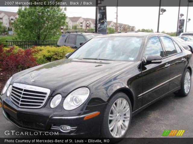 2007 Mercedes-Benz E 350 Sedan in Black