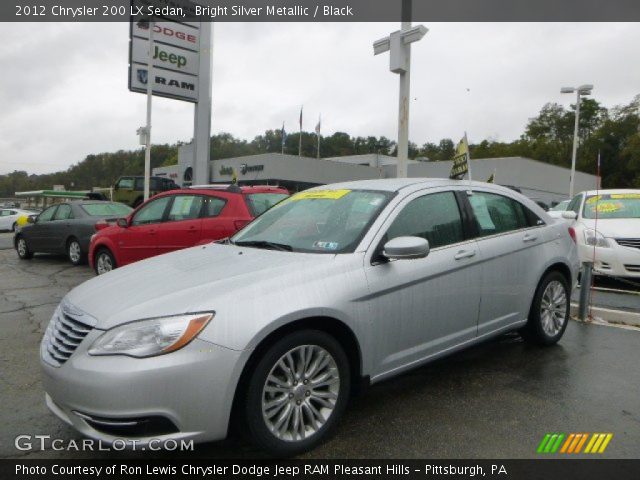 2012 Chrysler 200 LX Sedan in Bright Silver Metallic