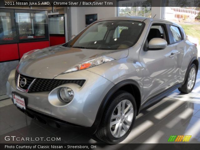 2011 Nissan Juke S AWD in Chrome Silver
