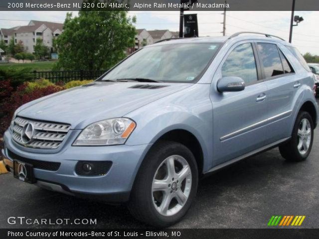 2008 Mercedes-Benz ML 320 CDI 4Matic in Alpine Rain Metallic