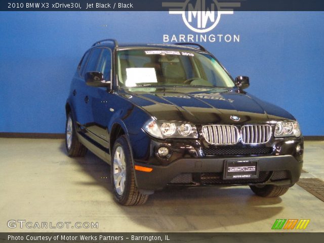 2010 BMW X3 xDrive30i in Jet Black