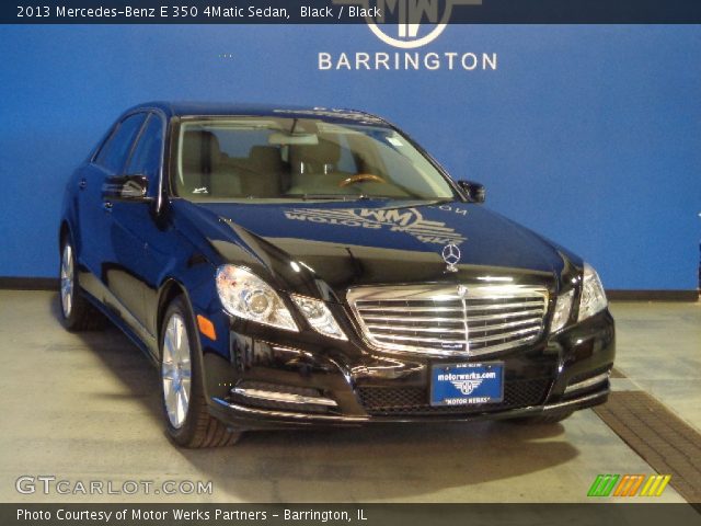 2013 Mercedes-Benz E 350 4Matic Sedan in Black