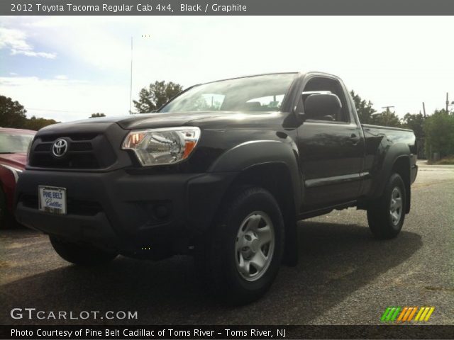 2012 Toyota Tacoma Regular Cab 4x4 in Black