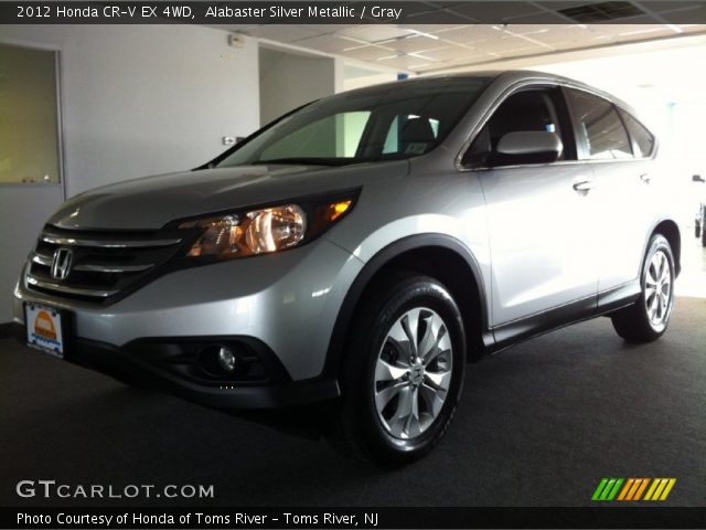 2012 Honda CR-V EX 4WD in Alabaster Silver Metallic