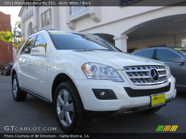 2011 Mercedes-Benz ML 350 in Arctic White