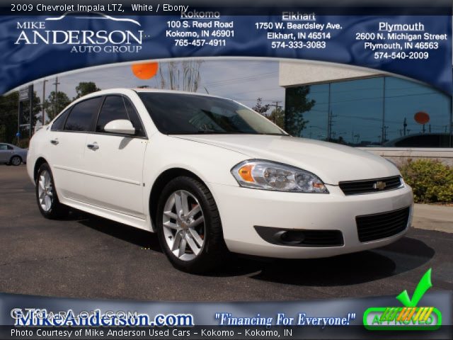 2009 Chevrolet Impala LTZ in White