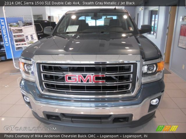 2014 GMC Sierra 1500 SLE Double Cab 4x4 in Stealth Gray Metallic