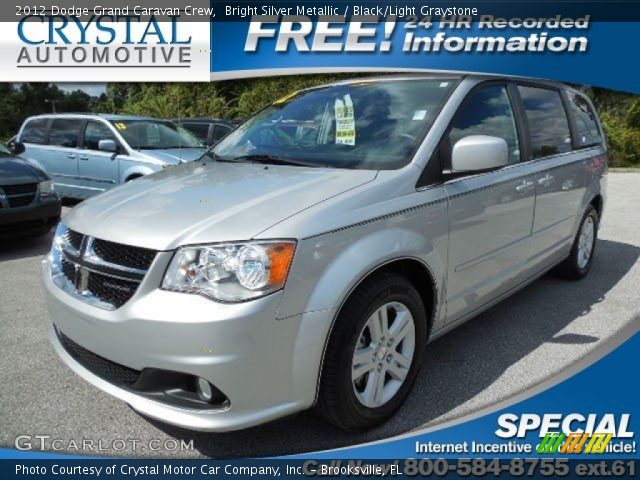 2012 Dodge Grand Caravan Crew in Bright Silver Metallic