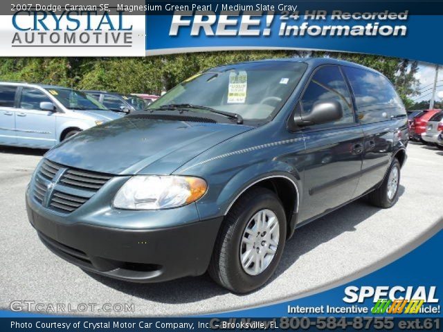 2007 Dodge Caravan SE in Magnesium Green Pearl