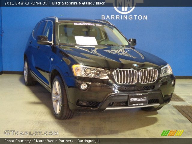 2011 BMW X3 xDrive 35i in Black Sapphire Metallic