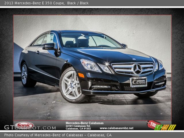2013 Mercedes-Benz E 350 Coupe in Black