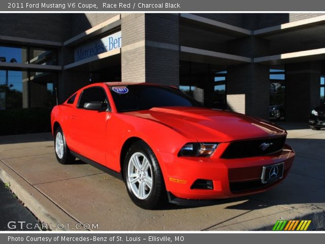 2011 Ford Mustang V6 Coupe in Race Red