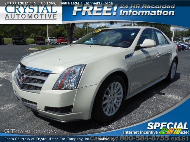 2010 Cadillac CTS 3.0 Sedan in Vanilla Latte