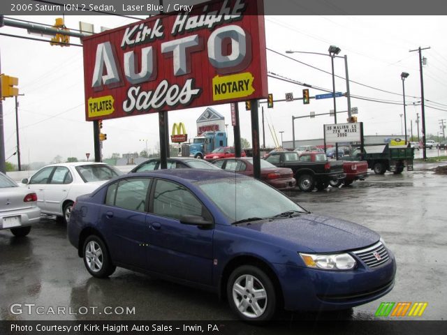 2006 Saturn ION 2 Sedan in Laser Blue