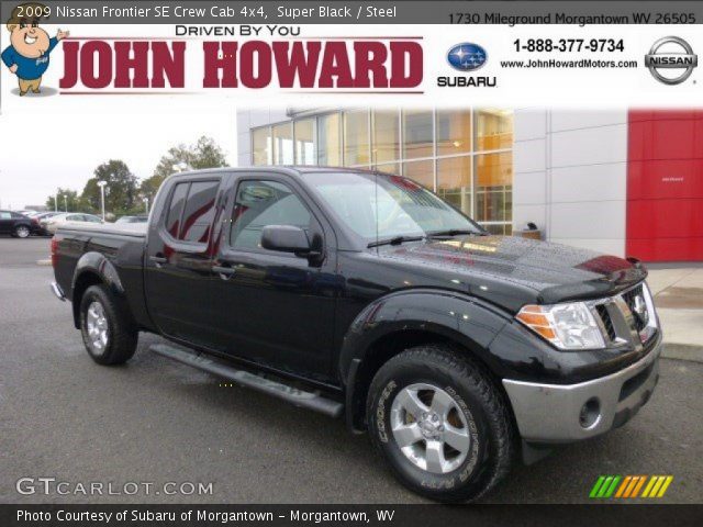 2009 Nissan Frontier SE Crew Cab 4x4 in Super Black