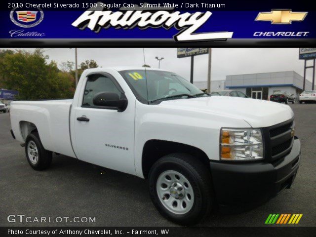 2010 Chevrolet Silverado 1500 Regular Cab in Summit White