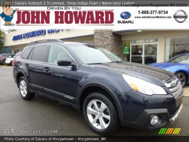 2013 Subaru Outback 2.5i Limited in Deep Indigo Pearl