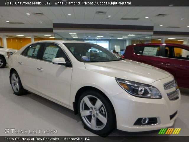2013 Chevrolet Malibu LTZ in White Diamond Tricoat