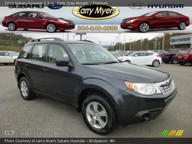 2013 Subaru Forester 2.5 X in Dark Gray Metallic