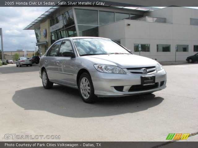 2005 Honda Civic LX Sedan in Satin Silver Metallic