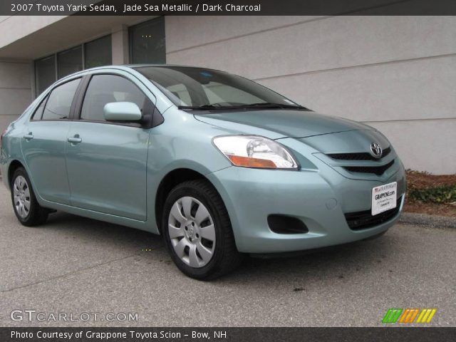 2007 Toyota Yaris Sedan in Jade Sea Metallic