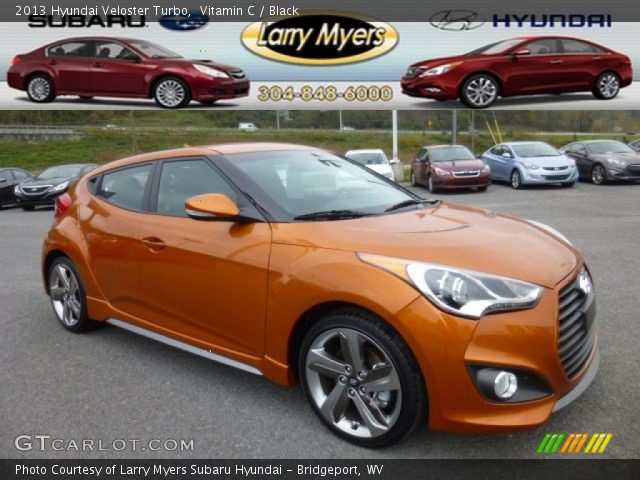 2013 Hyundai Veloster Turbo in Vitamin C