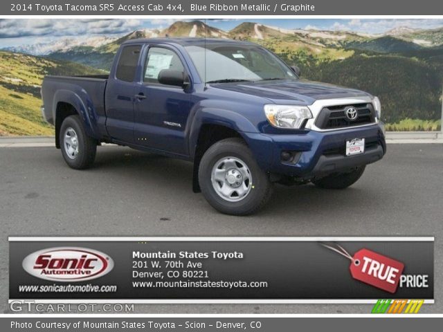 2014 Toyota Tacoma SR5 Access Cab 4x4 in Blue Ribbon Metallic