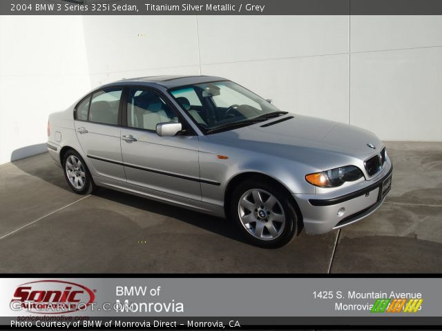 2004 BMW 3 Series 325i Sedan in Titanium Silver Metallic