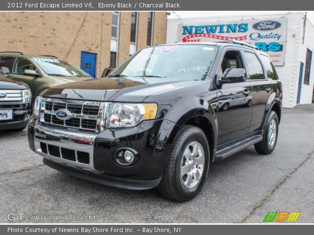 2012 Ford Escape Limited V6 in Ebony Black