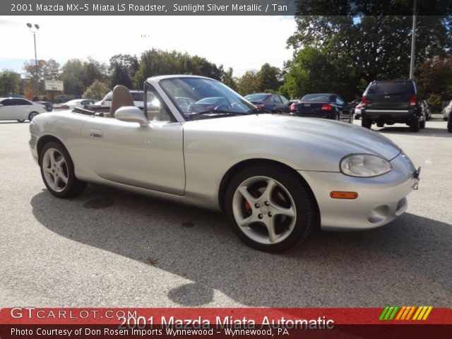 2001 Mazda MX-5 Miata LS Roadster in Sunlight Silver Metallic